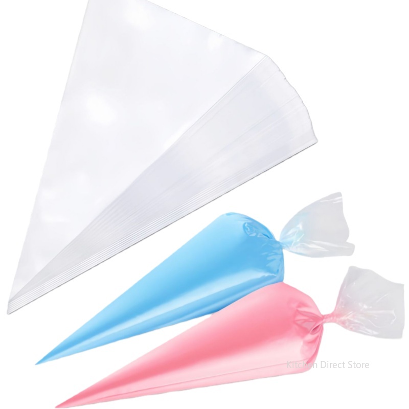 Piping Bag Disposable - 20/50/100 個使い捨て食品ペストリーバッグ非常に強力な漏れ防止パイピングバッグケーキデコレーションベーキング、アイシング、工芸品耐久性 ﻿