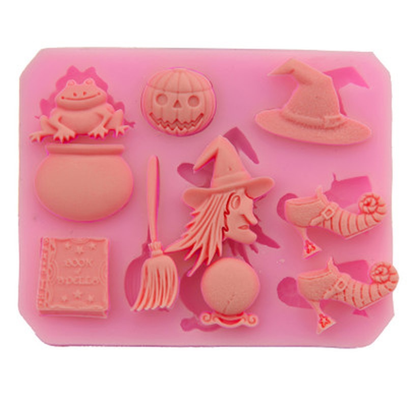 Kitchen Witch Baking - 2026年新作 ハロウィン パンプキン ウィッチハット シリコン製 ベーキングモールド