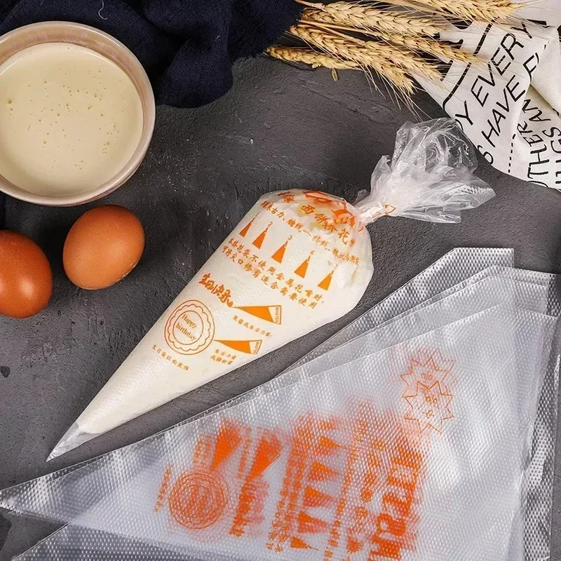 100 個使い捨てペストリーバッグケーキクリーム配管バッグケ - Baking Kitchen Design のレビューと価格