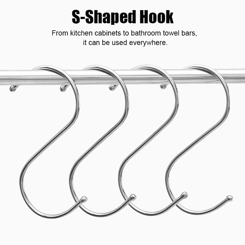 ステンレス鋼 S フック浴室収納ラックホルダー S ハンガー - Kitchen Baking Rack のレビューと価格