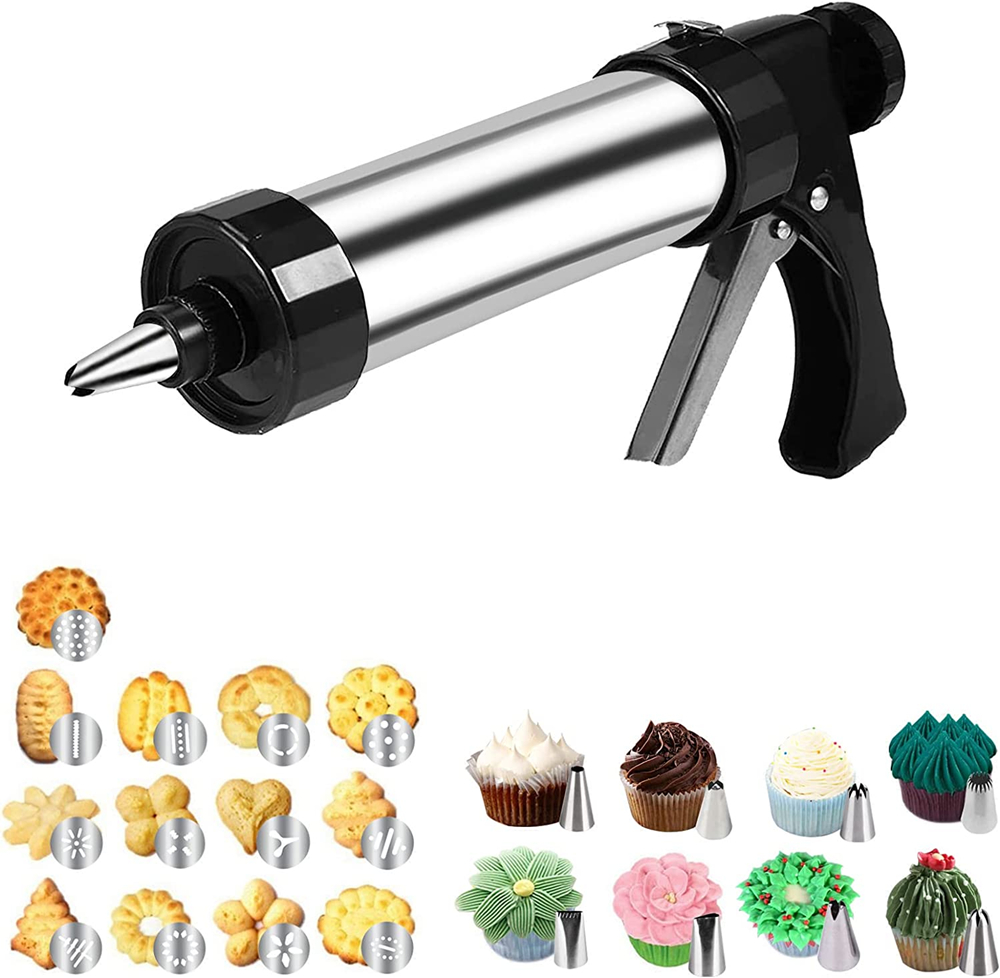 LMETJMA クッキープレスキット ビスケットメーカーガン - Piping Bag Disposable のレビューと価格