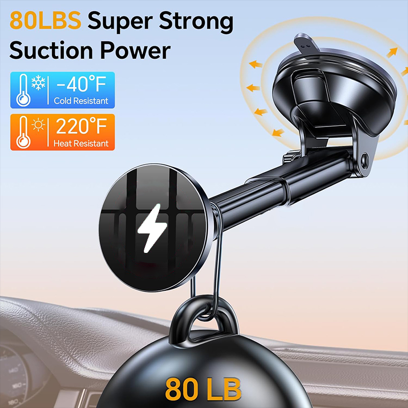 UYUXIO 15W急速充電 磁気ワイヤレス車載充電器 iP - Cooling Rack Wire のレビューと価格
