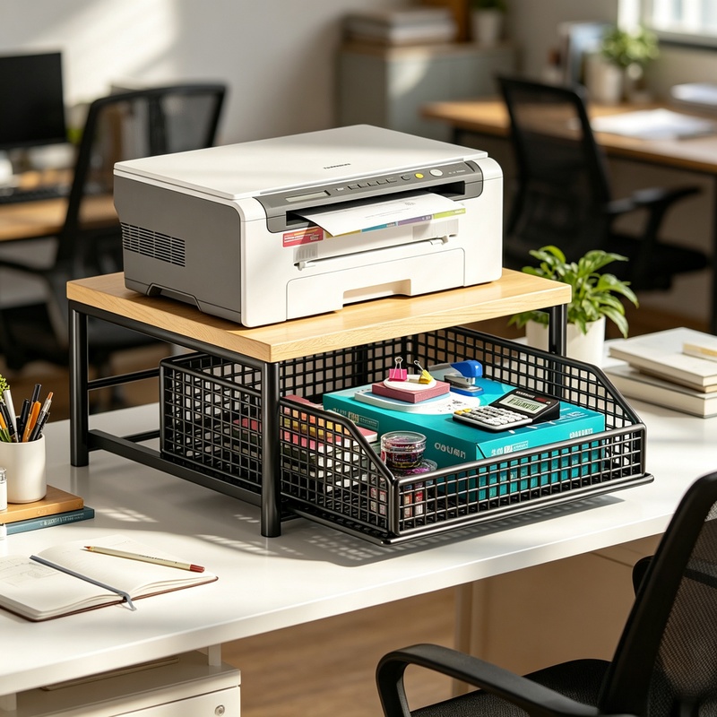 引き出しとベーキングラック付き縦型電子レンジスタンド、多機能 - Kitchen Baking Rack のレビューと価格
