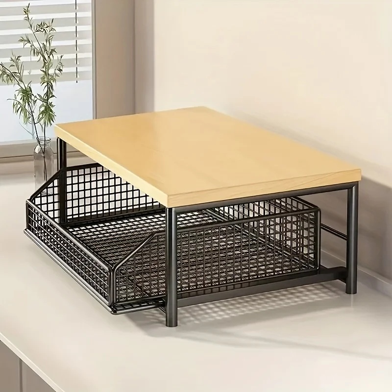 引き出しとベーキングラック付き縦型電子レンジスタンド、多機能 - Kitchen Baking Rack のレビューと価格