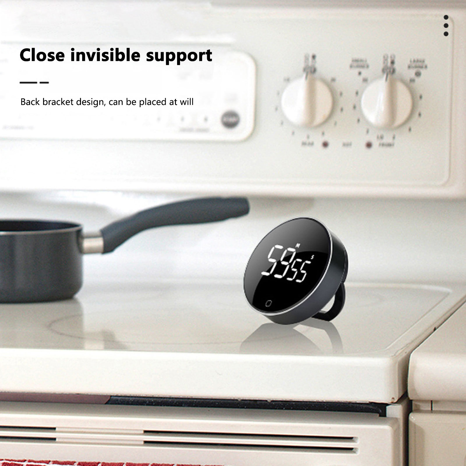 LEDデジタルキッチンタイマーUSB充電式磁気ベーキングカウ - Baking Kitchen Design のレビューと価格