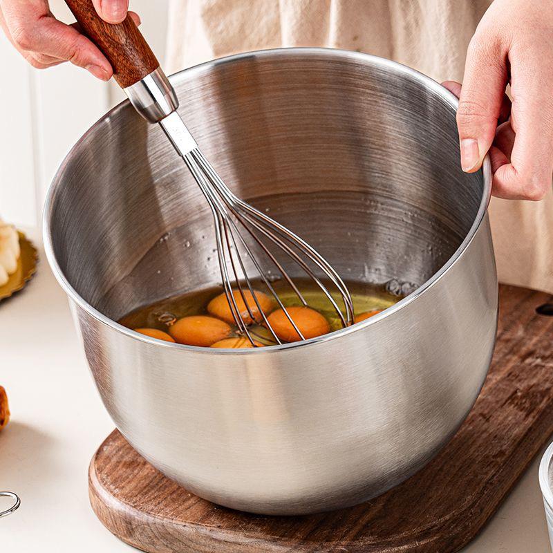 1個ステンレス鋼製ミキシングボウル、調理、ベーキング、卵泡立 - Baking Kitchen Design のレビューと価格