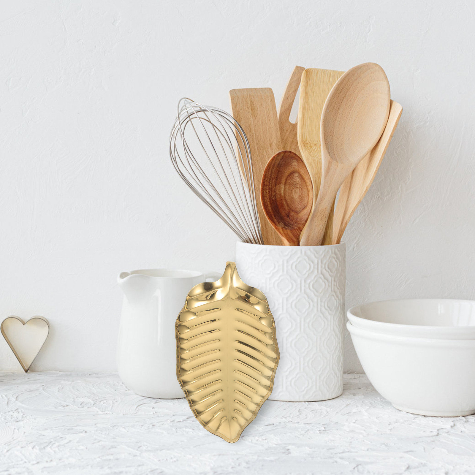 多機能ゴールドステンレススプーンレスト キッチンカウンター、 - Kitchen Baking Station のレビューと価格