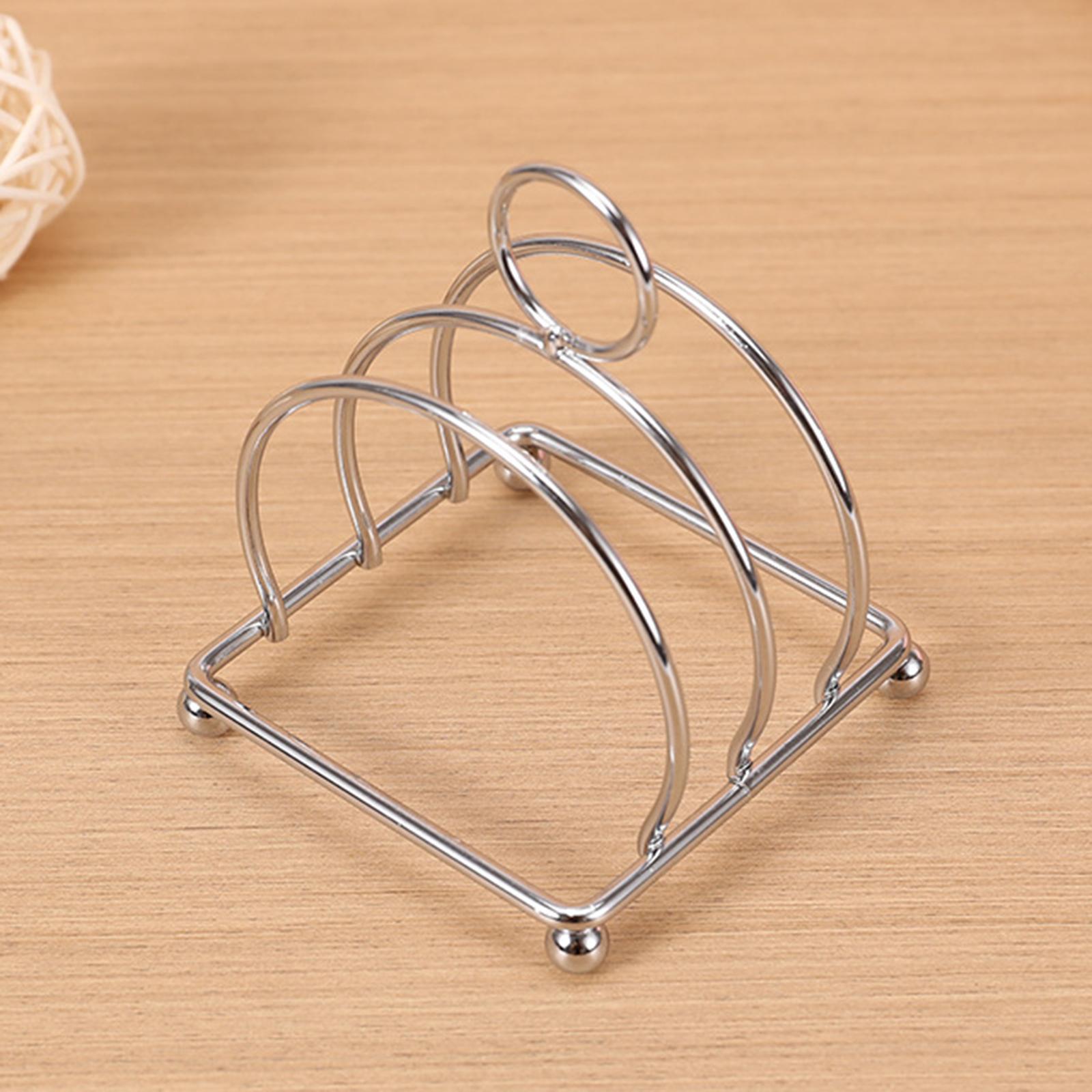 ステンレス製ブレッドトーストラック 3スロット 朝食ホルダー - Kitchen Baking Station のレビューと価格