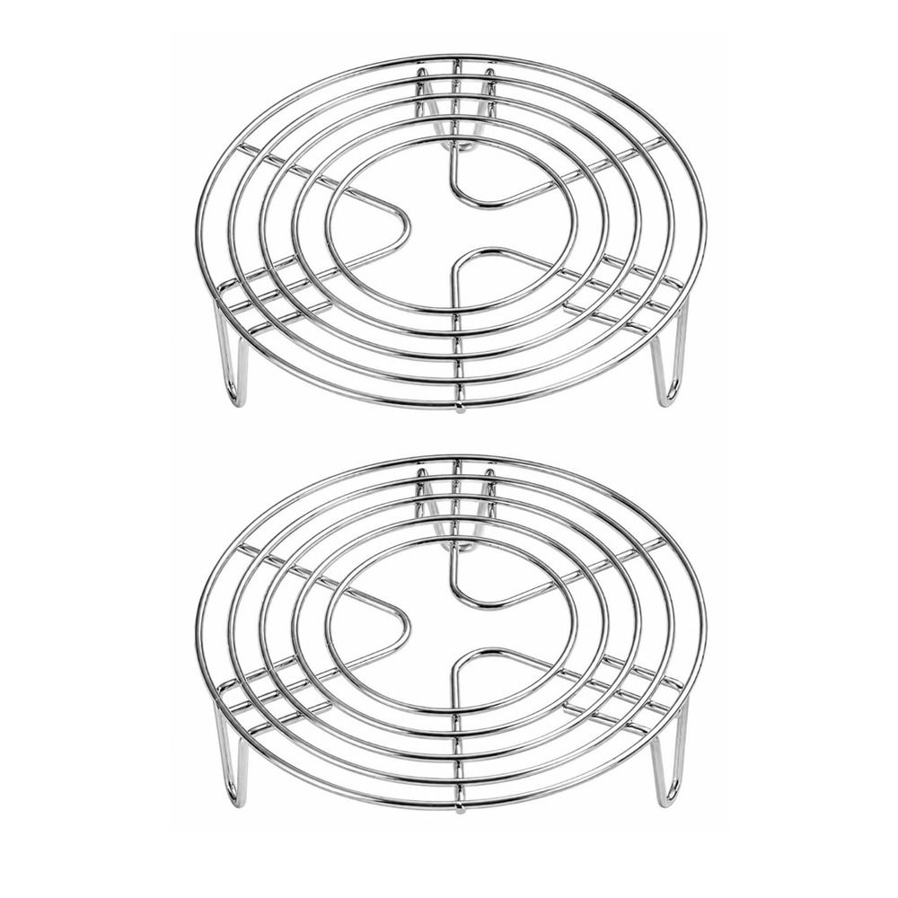 耐久性のあるステンレス製蒸し器ラック、丸型厚鋼線冷却ラック、 - Cooling Rack Wire のレビューと価格
