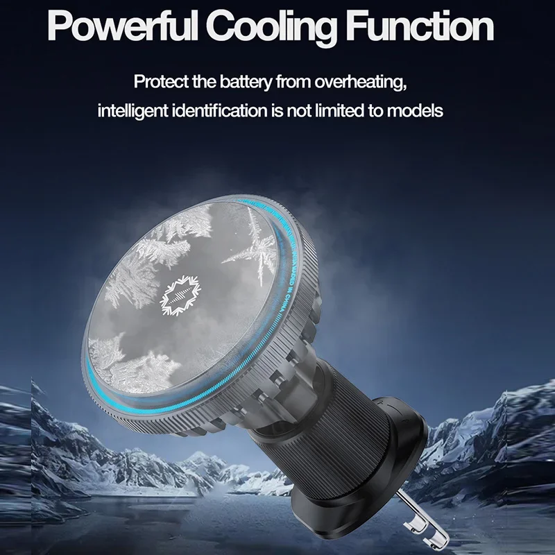 冷却機能付きマグネット式車載ワイヤレス充電器 エアコン吹き出 - Cooling Rack Wire のレビューと価格