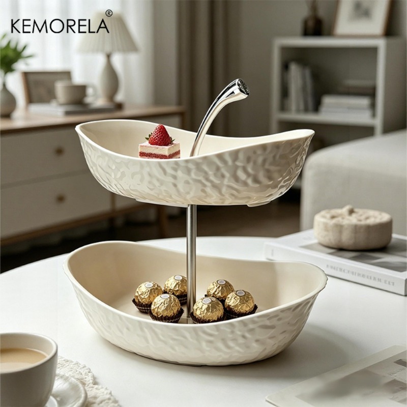 KEMORELA 2/3段プラスチック製果物と野菜バスケット - Kitchen Baking Rack のレビューと価格