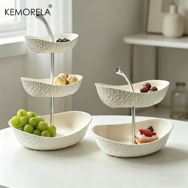 KEMORELA 2/3段プラスチック製果物と野菜バスケット - Kitchen Baking Rack のレビューと価格